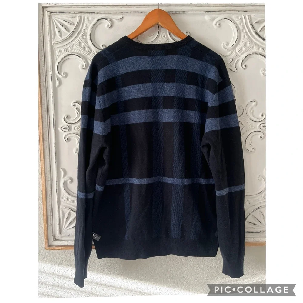 Toscano Firenze Patrick Assaraf Merino Wool Blend V-Neck Sweater Men’s XL